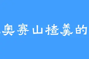 爱吃奥赛山楂羹的向容