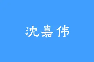 沈嘉伟