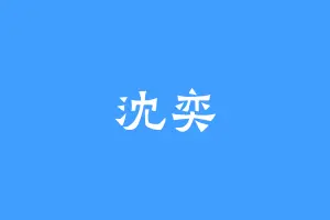 沈奕