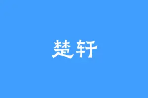 楚轩