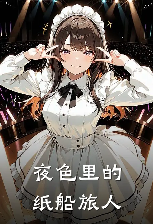 夜色里的纸船旅人