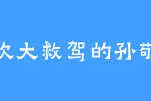 喜欢大救驾的孙敬才