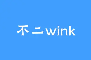 不二wink
