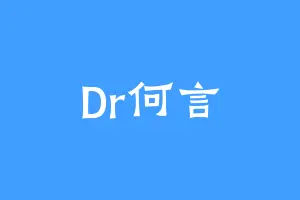 Dr何言