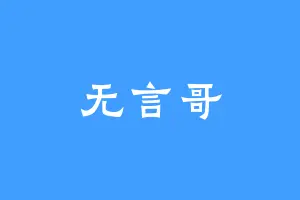 无言哥