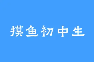 摸鱼初中生