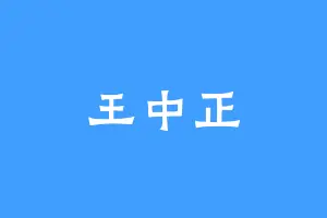 王中正