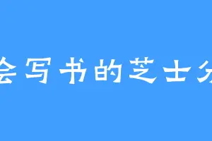 不会写书的芝士分子