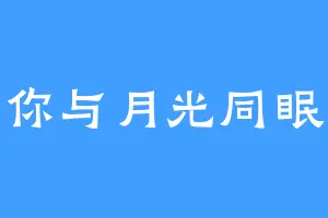 你与月光同眠